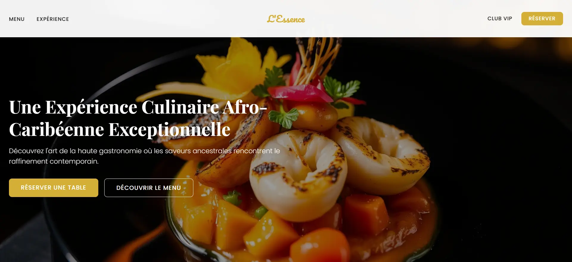L_Essence-Afro-Caribéenne-Restaurant-Gastronomique - Offre 99 € de Feeling and Create - modèle proposé par Feeling and Create Feeling & Create
