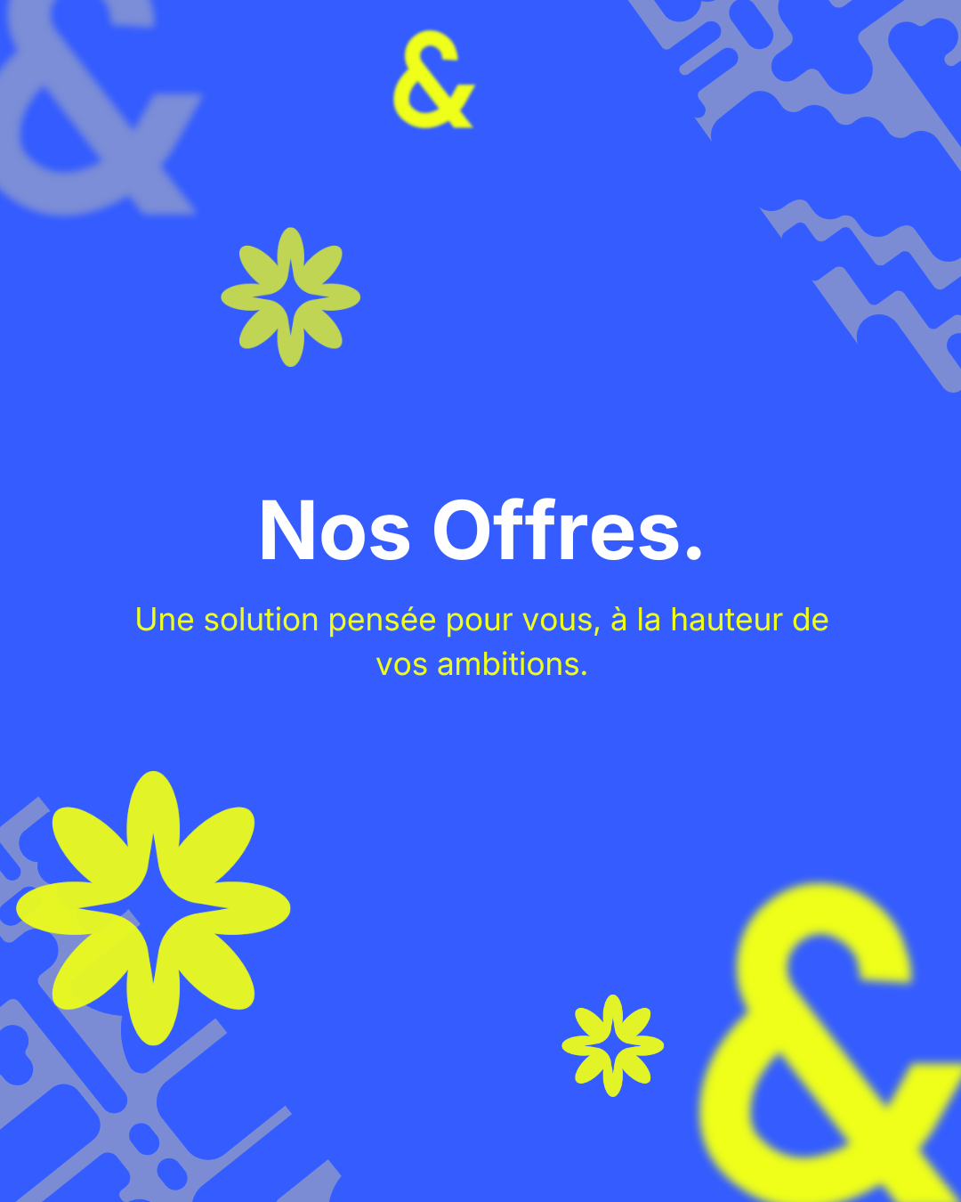 Nos Offres Feeling and Create - Feeling and Create